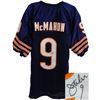 Image 1 : Jim Mcmahon Signed Chicago Bears Navy TB Prostyle Jersey #9