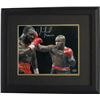 Image 1 : Michael Moorer Signed Boxing 8X10 Photo Custom Framed Vs Evander Holyfield (Heavyweight Champion)