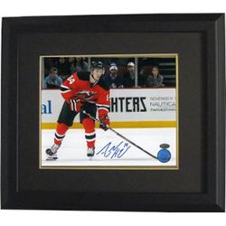 Adam Henrique Signed New Jersey Devils 8X10 Photo Custom Framed Horizontal