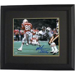 Mike Singletary Signed Chicago Bears 8X10 Photo Custom Framed SB XX Champs