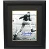 Image 1 : Johnny Lattner Signed Notre Dame Fighting Irish B&W 8X10 Photo Custom Framed (Blue Sig) Heisman '53