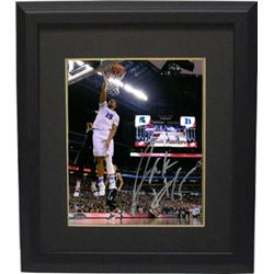 Jahlil Okafor Signed Duke Blue Devils 8X10 Photo #15 Custom Framed (Final Four Vs Michigan State)