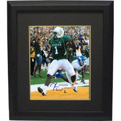 Kendall Wright Signed Baylor Bears 8X10 Photo #1 Custom Framed (Green Jersey TD)