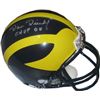 Image 1 : Dan Dierdorf Signed Michigan Wolverines Replica Mini Helmet CHOF 00