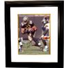 Deuce Mcallister Signed New Orleans Saints 8X10 Photo Custom Framed