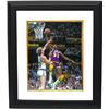 Magic Johnson Signed Los Angeles Lakers 16X20 Photo Vs Larry Bird Custom Framed