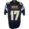 Image 1 : Philip Rivers San Diego Chargers Unsigned Navy Prostyle Jersey XL