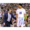 Image 1 : Jahlil Okafor Signed Duke Blue Devils 16X20 Photo #15 (With Mike Krzyzewski)