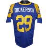 Image 1 : Eric Dickerson Los Angeles Rams Unsigned Blue TB Prostyle Jersey XL