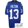 Image 1 : TY Hilton Signed Indianapolis Colts Blue Pro Style Jersey #13 (Signed On #1)- JSA Hologram