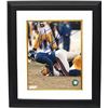 Image 1 : Michael Strahan Signed New York Giants 8X10 Photo Custom Framed (Record Breaking 22.5 Sack)