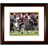Image 1 : Derrick Henry Signed Alabama Crimson Tide 11X14 Photo Custom Framed #2 (Hand Up Heisman Pose)- Henry