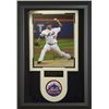 Image 1 : Johan Santana Signed New York Mets 11X14 Photo Custom Framed W/ Official Team Patch- Mets 1St No Hit