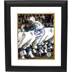 Earl Morrall Signed Baltimore Colts 16X20 Photo Custom Framed #15 QB 1968 MVP