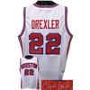 Image 1 : Clyde Drexler Signed Houston Cougars TB White Custom Jersey XL