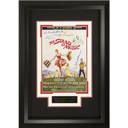 Christopher Plummer Signed The Sound Of Music 22X30 Masterprint Poster Black Framed 2 Sigs (Movie/En