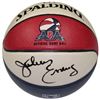 Image 1 : Julius Erving Signed Spalding TB Official ABA Basketball Red, White & Blue (Virginia Squires/New Yor