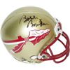 Image 1 : Bobby Bowden Signed Florida State Seminoles Gold Riddell Mini Helmet