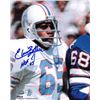 Image 1 : Elvin Bethea Signed Houston Oilers 8X10 Photo HOF 03 (White Jersey)-Bethea Hologram