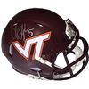 Image 1 : Tyrod Taylor Signed Virginia Tech Hokies Riddell Speed Mini Helmet #5
