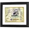 Image 1 : New York Yankees Signed 16X20 Photo Custom Framed 1998 World Series Champions Celebration Collage 18