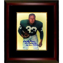 Billy Ray Barnes Signed Philadelphia Eagles 8X10 Photo Custom Framed W/ Dual NFL Champs 1960 & Pro B