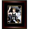 Image 1 : Larry Bird Signed Boston Celtics 16X20 Spotlight Cigar Celebration Photo Custom Framed W/Auerbach Go