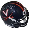 Image 1 : Thomas Jones Signed Virginia Cavaliers Authentic Schutt Mini Helmet