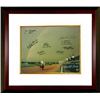 Image 1 : Churchill Downs Kentucky Derby Winners Signed Horse Racing Rainbow 16X20 Photo 7 Signatures Custom F