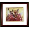 Image 1 : Ralph Sampson Signed Houston Rockets 16X20 Photo Custom Framed Vs Clippers