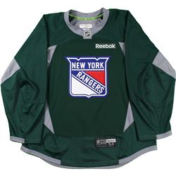 New York Rangers 2015-2016 Season Green Practice Jersey (Size 56)