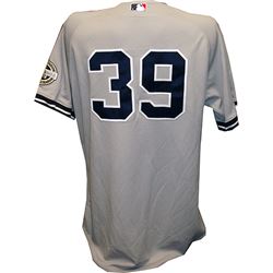 #39 2009 Yankees Game Issued Road Gray Jersey W/ Inaugural Season Patch (48)