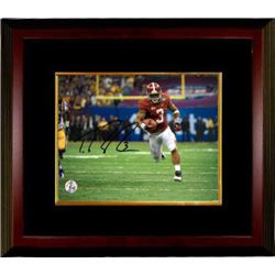 Trent Richardson Signed Alabama Crimson Tide 8X10 Photo Custom Framed #3 (BCS Vs LSU)