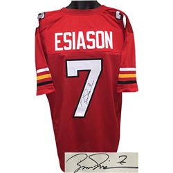 Boomer Esiason Signed Maryland Terrapins Red TB Prostyle Jersey #7 XL- JSA Hologram