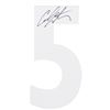 Image 1 : Carmelo Anthony Signed White  #5 Jersey Number