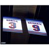 Image 1 : Andy Bathgate & Harry Howell Retired Numbers Banners Horizontal 16X20 Photo Uns (Getty# 84977824)- P