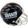 Image 1 : Mark Bavaro/Bill Parcells Dual Signed And Inscribed Throwback Giants Mini Helmet W/ Parcells HOF Ins
