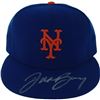 Image 1 : Jason Bay Signed Authentic Blue Mets Hat (MLB Auth) Size: 7 3/8