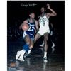 Image 1 : Elgin Baylor Signed Vs. Bill Russell 8X10 Photo