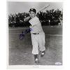 Image 1 : Yogi Berra Signed B/W Batting Pose Left Vertical 8X10 Photo
