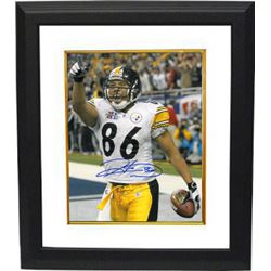 Hines Ward Signed Pittsburgh Steelers SB XL 16X20 Photo Custom Framed (TD Point) (SB XL MVP)