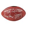 Image 1 : Jim Kelly & Thurman Thomas Dual Signed NFL Football W/ "No One Circles The Wagons Like The Buffalo B