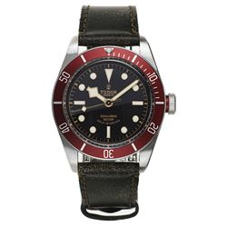 Tudor  Heritage  Black Bay Red Bezel Automatic  Men Watch