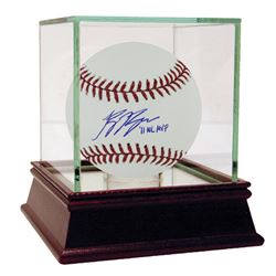 Ryan Braun Autographed MLB Baseball W/ 2011 NL MVP Insc (MLB Auth)