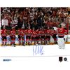Image 1 : Martin Brodeur Signed Final Game With Career/Retirement Logo 16X20 Photo (LE/130)