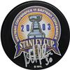 Image 1 : Martin Brodeur Signed 2003 Stanley Cup Puck