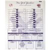 Image 1 : Melky Cabrera Yankees 5-15-2009 Replica Lineup Card