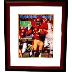 Marcus Allen Signed USC Trojans 16X20 Sports Illustrated Heisman 81 LTD Custom Framed