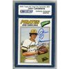 Image 1 : John Candelaria Signed 2005 Topps Card - Pirates - Smile/Hand In Glove (Slabbed By Steiner)