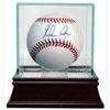 Image 1 : Nolan Ryan Signed MLB Baseball- MLB Hologram W/ Glass Case